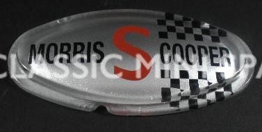 Ala6515 Badge Morris Cooper Quot S Quot Bonnet Mk2 Buy Online