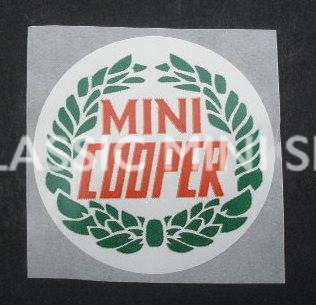 Mini Cooper With Laurel Emblem Sticker